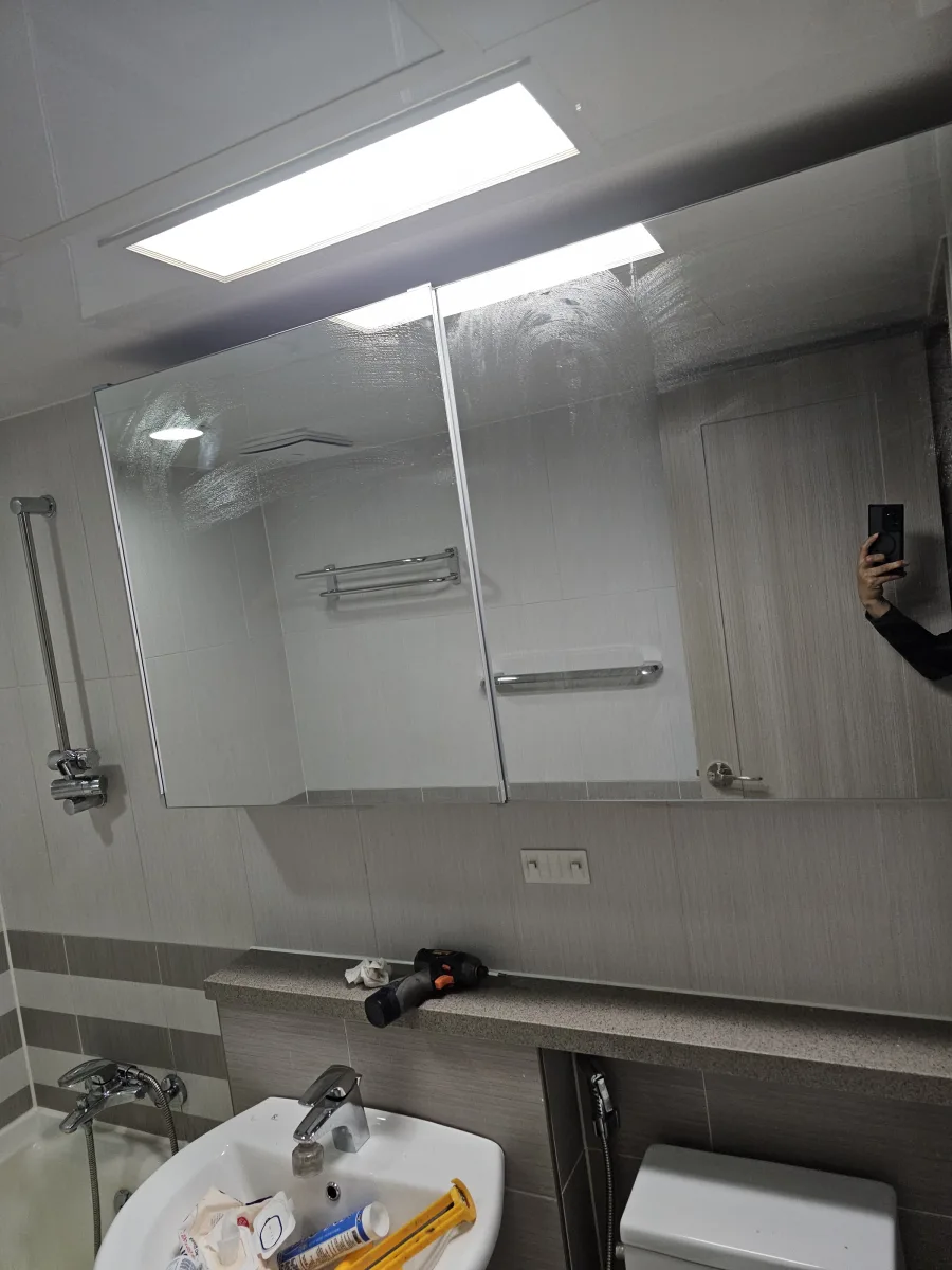 고양 거울장 교체시공 시공 전